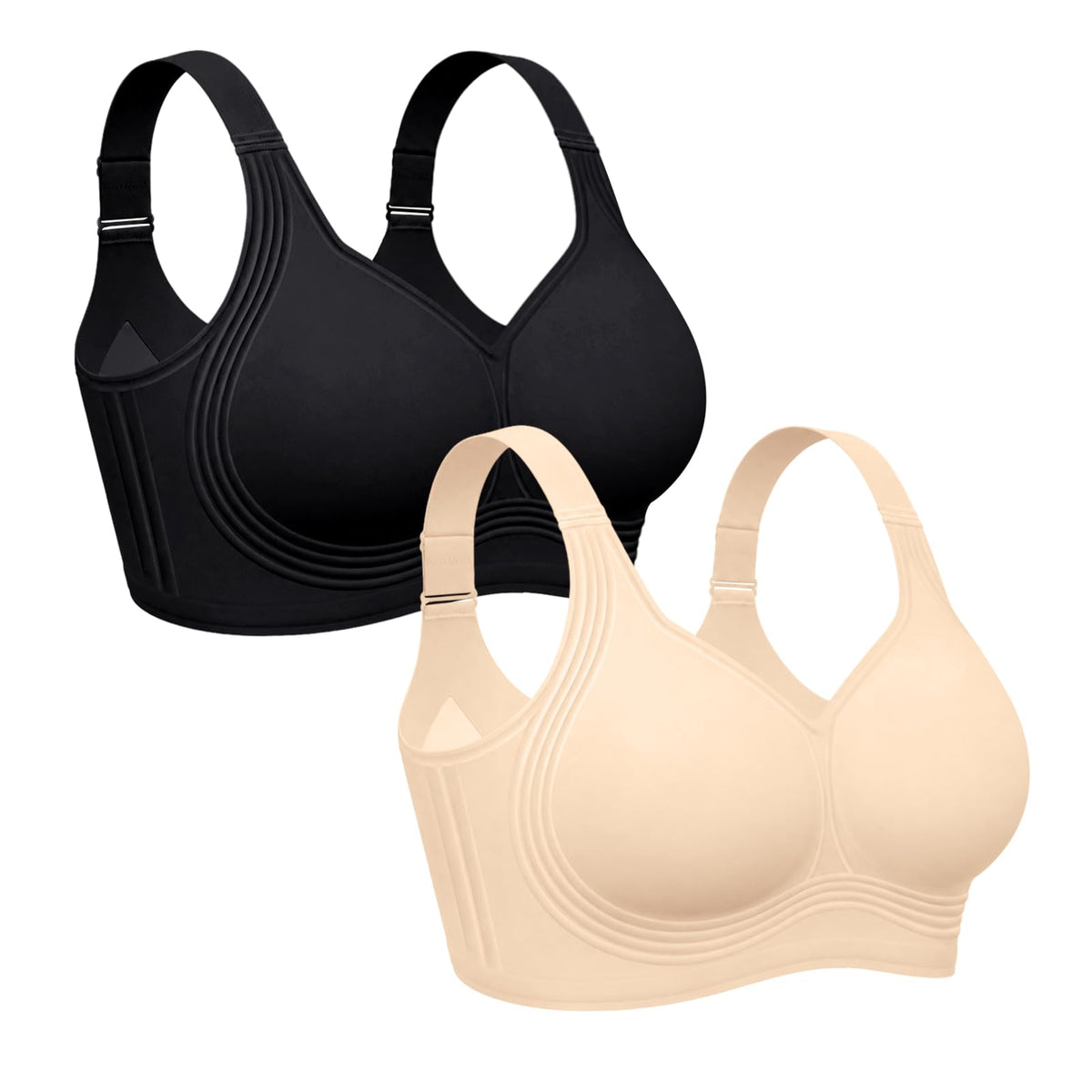 OEAK Women’s Full-Coverage Wireless Convertible Jelly Bra