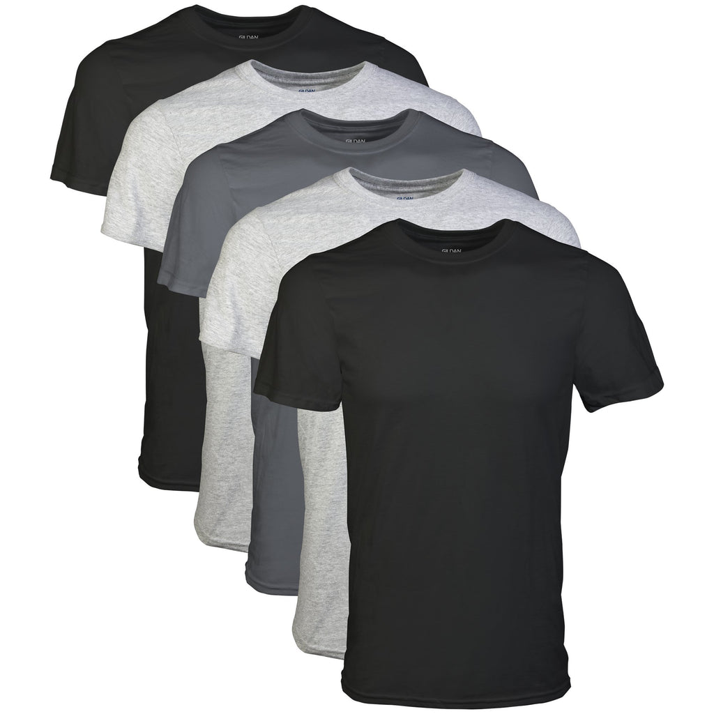 Gildan Men’s Cotton Crewneck T-Shirts, Multipack