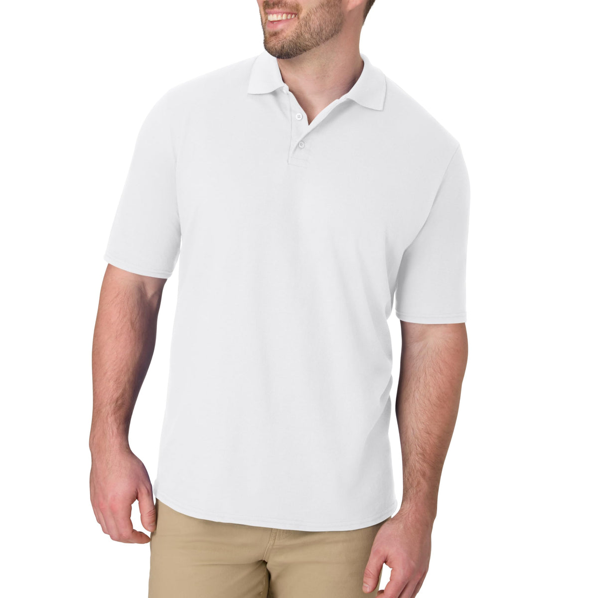 Hanes Men’s X-Temp Short Sleeve Polo Shirt