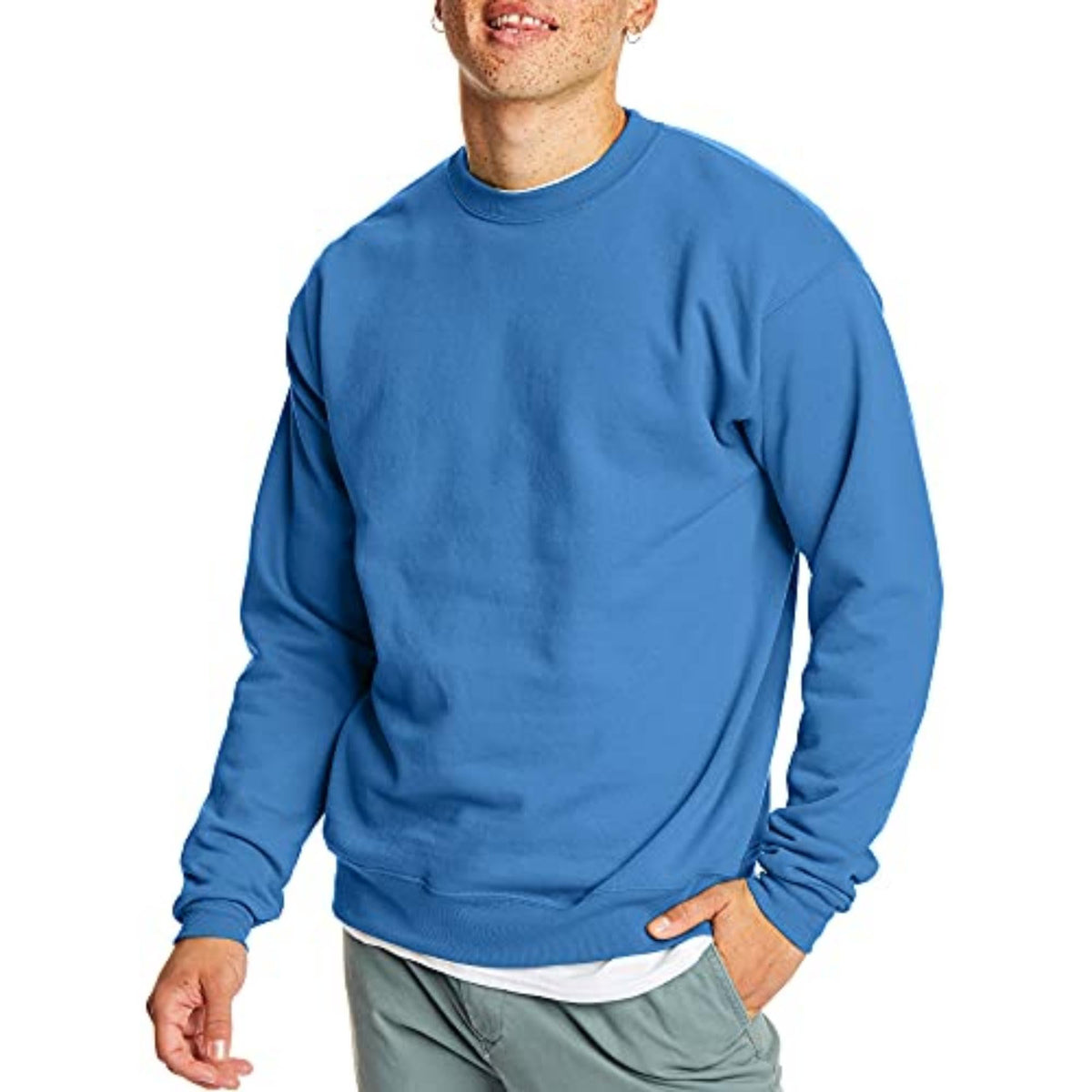 Hanes Men’s EcoSmart Fleece Crewneck Sweatshirt