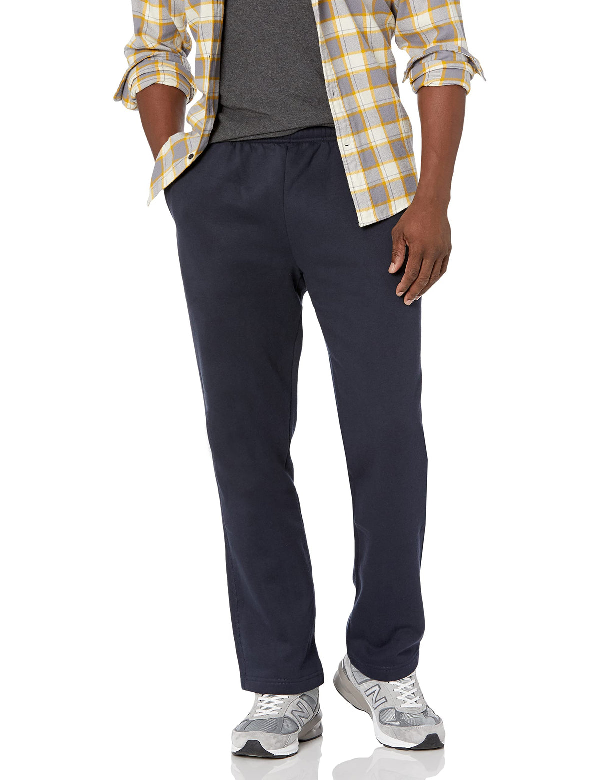 Amazon Essentials Men’s Open-Bottom Fleece Sweatpants