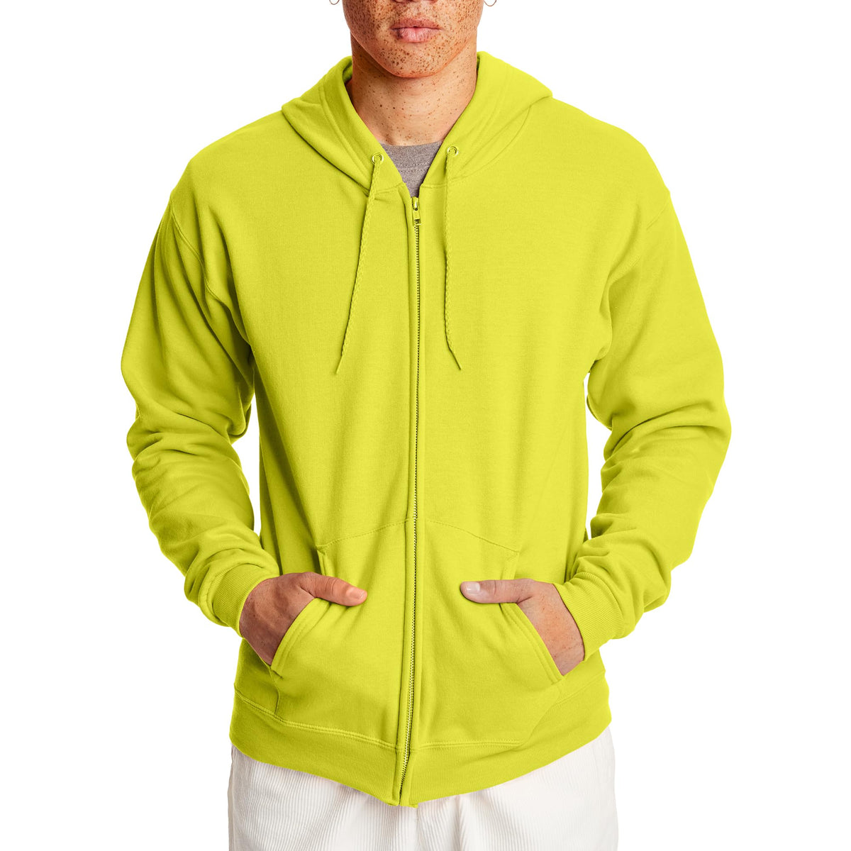 Hanes Men’s EcoSmart Fleece Full-Zip Hoodie