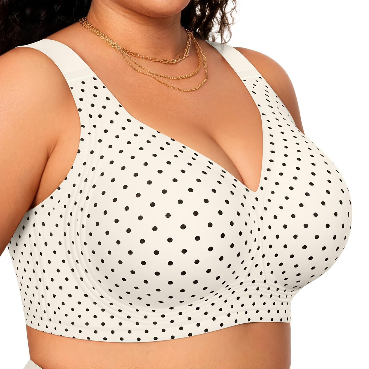OEAK Women’s Full-Coverage Wireless Convertible Jelly Bra