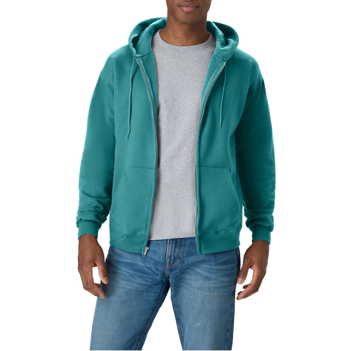 Hanes Men’s EcoSmart Fleece Full-Zip Hoodie