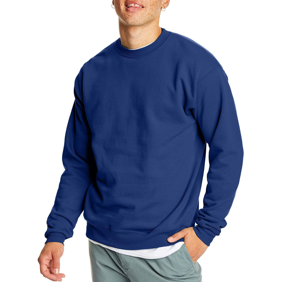Hanes Men’s EcoSmart Fleece Crewneck Sweatshirt