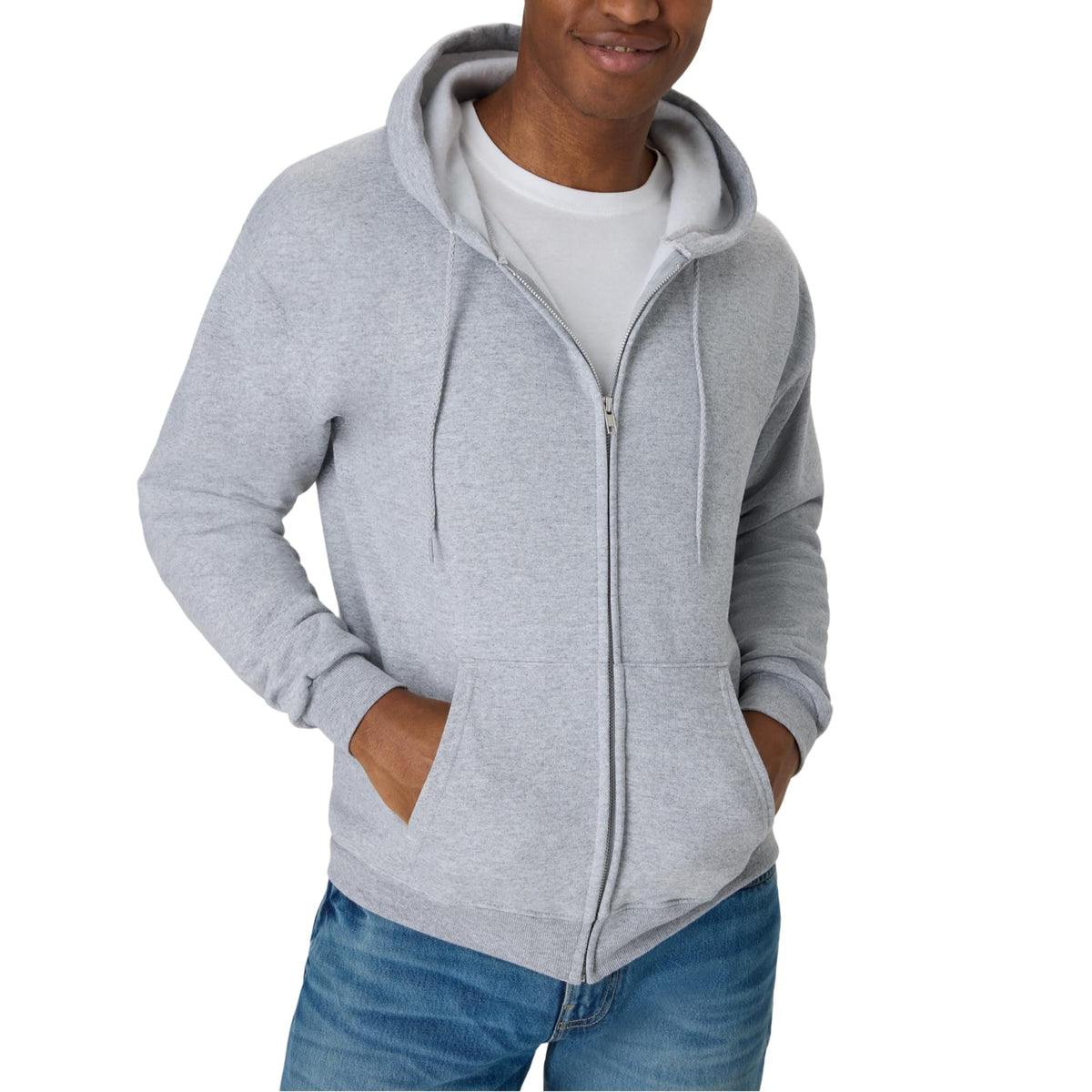 Hanes Men’s EcoSmart Fleece Full-Zip Hoodie