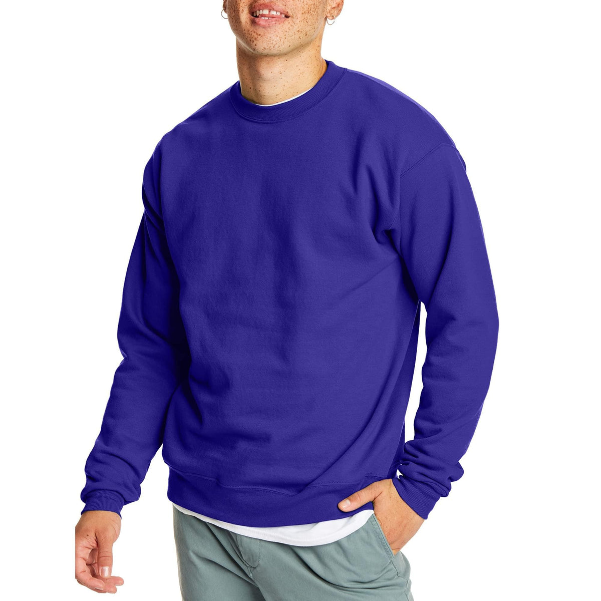 Hanes Men’s EcoSmart Fleece Crewneck Sweatshirt