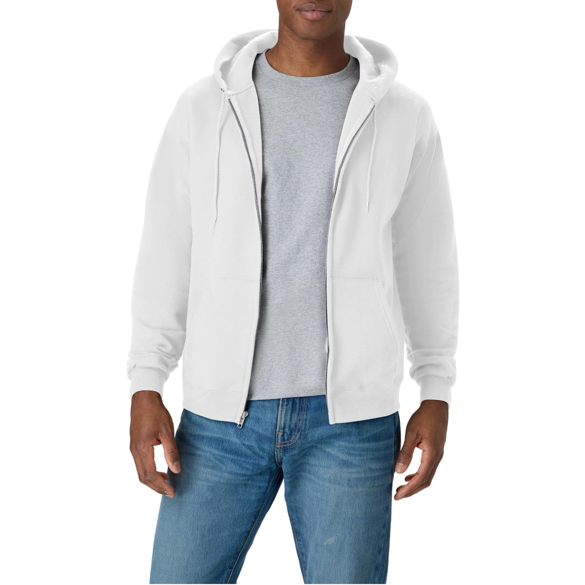 Hanes Men’s EcoSmart Fleece Full-Zip Hoodie