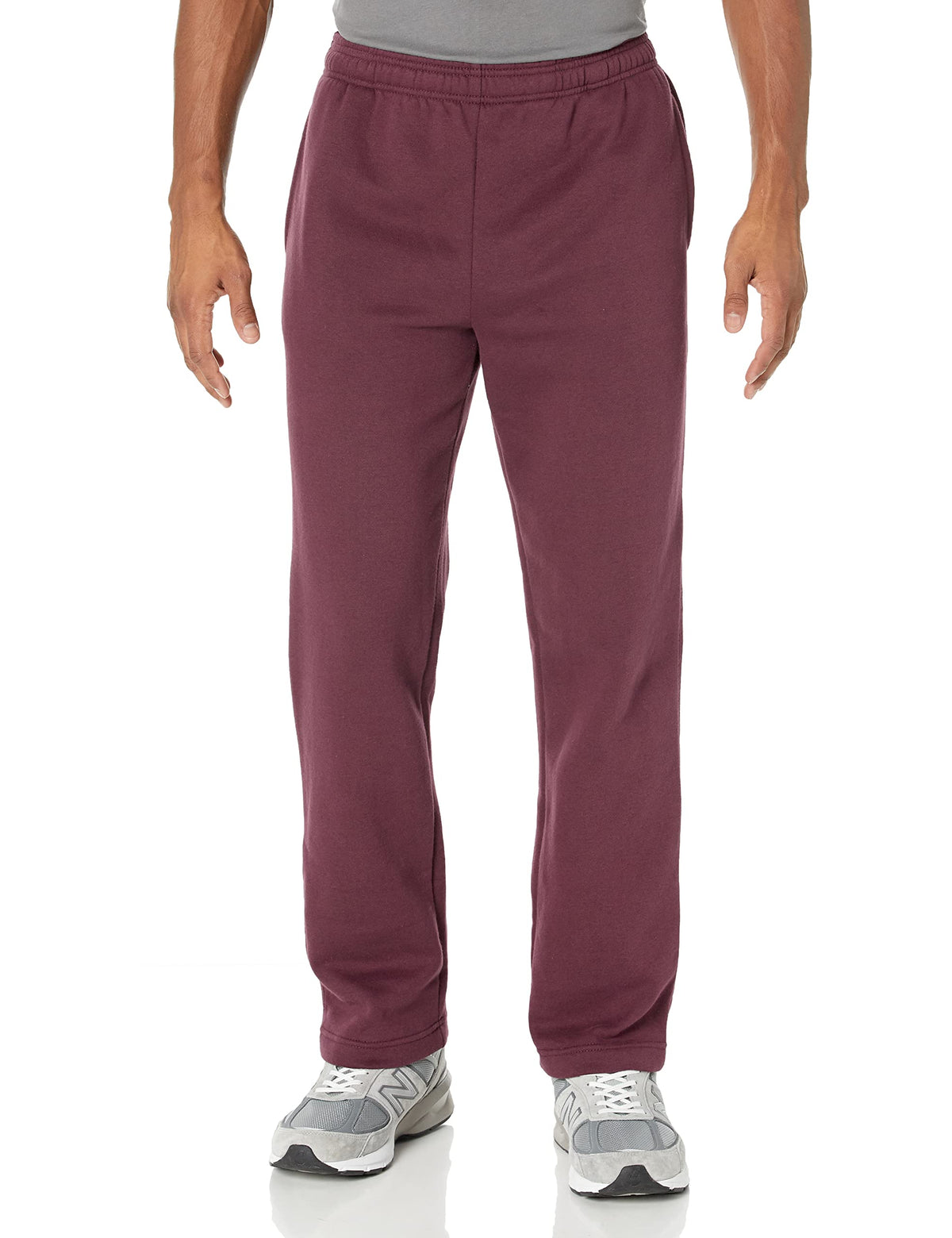 Amazon Essentials Men’s Open-Bottom Fleece Sweatpants