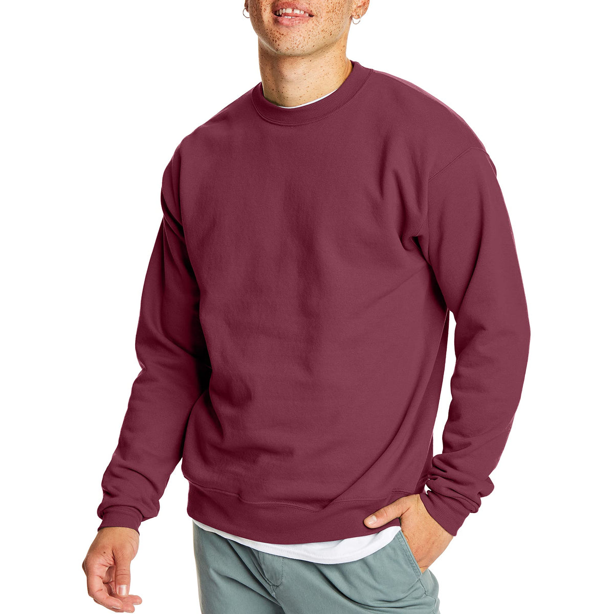 Hanes Men’s EcoSmart Fleece Crewneck Sweatshirt