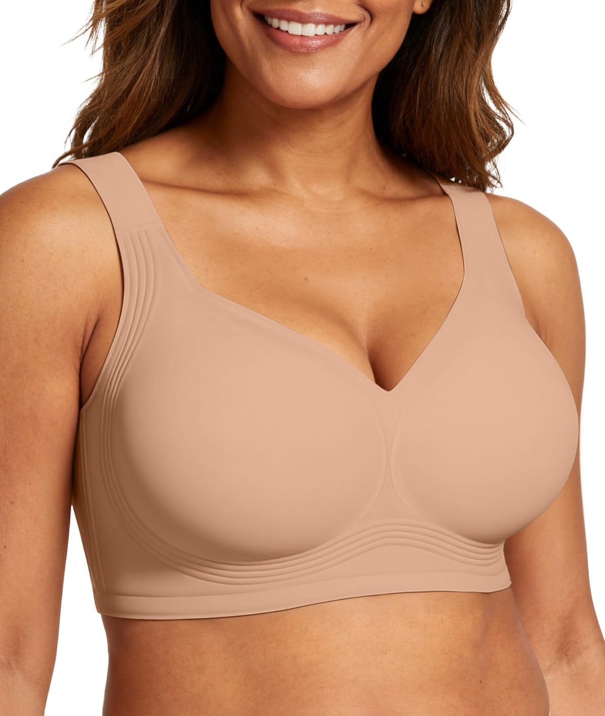 OEAK Women’s Full-Coverage Wireless Convertible Jelly Bra