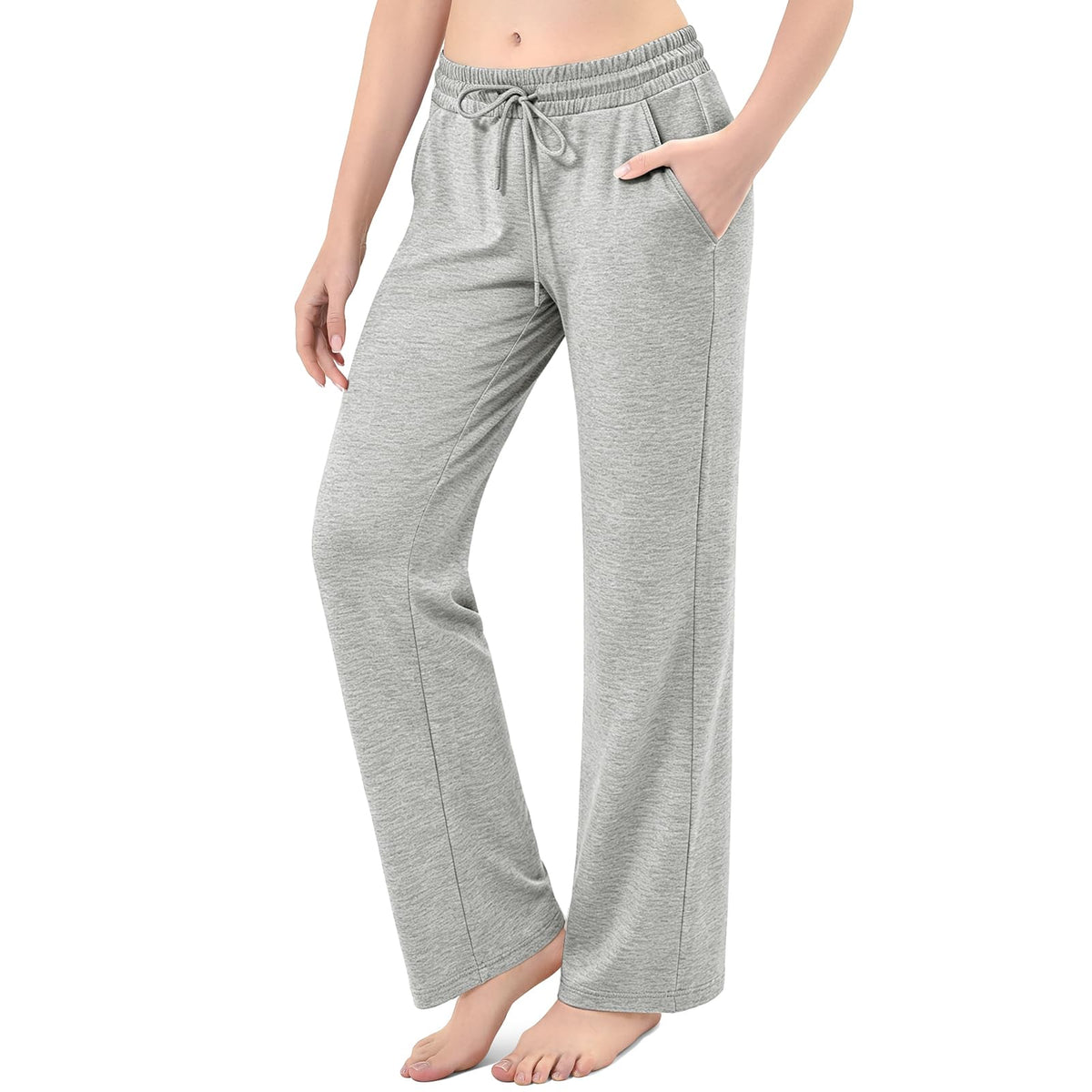 Stanpetix Women’s Loose Straight-Leg Pants with Pockets
