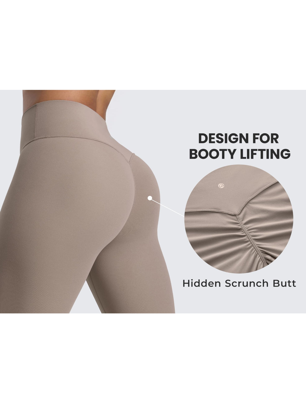 CRZ YOGA Women’s Secretsculpt High-Rise Leggings, 25-Inch