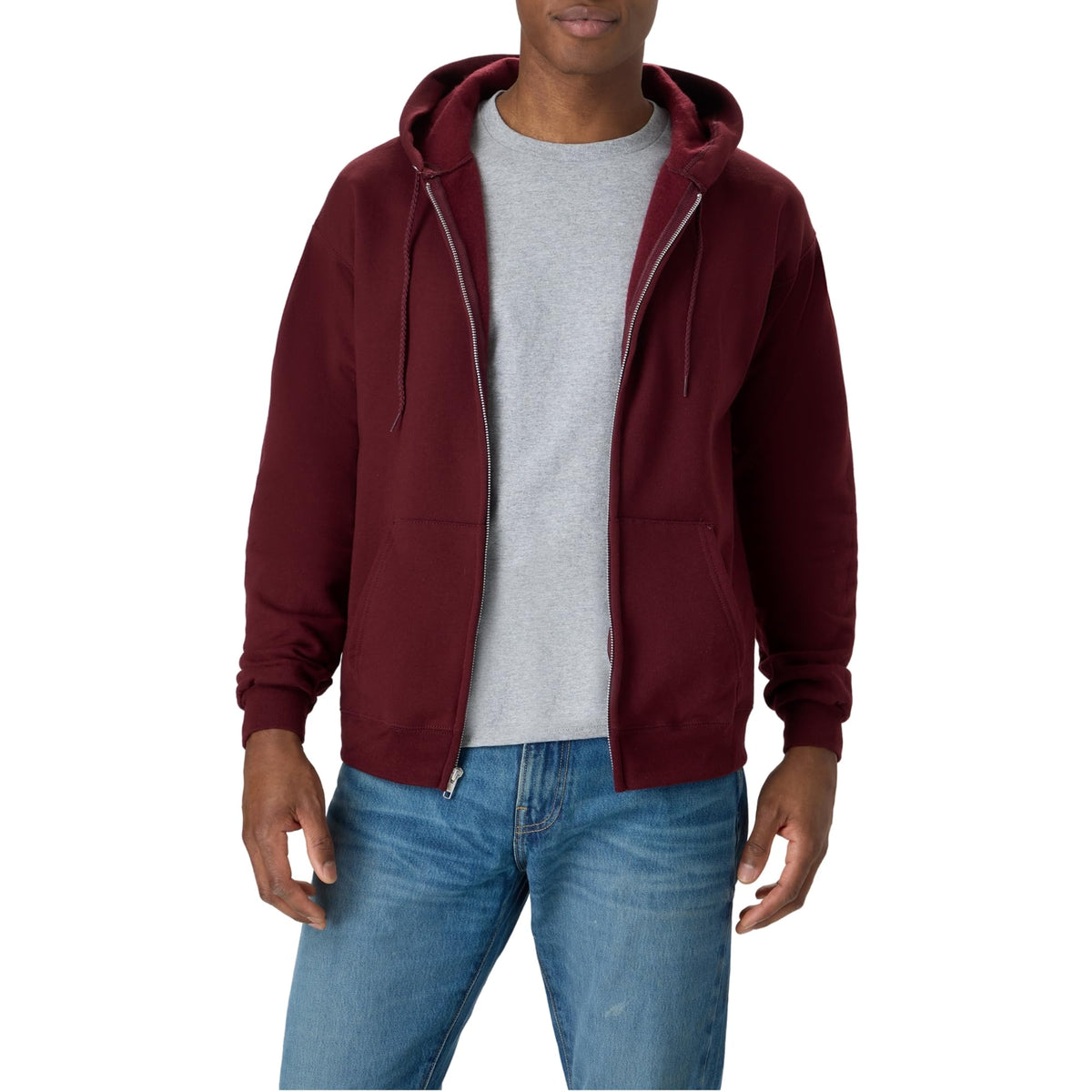 Hanes Men’s EcoSmart Fleece Full-Zip Hoodie