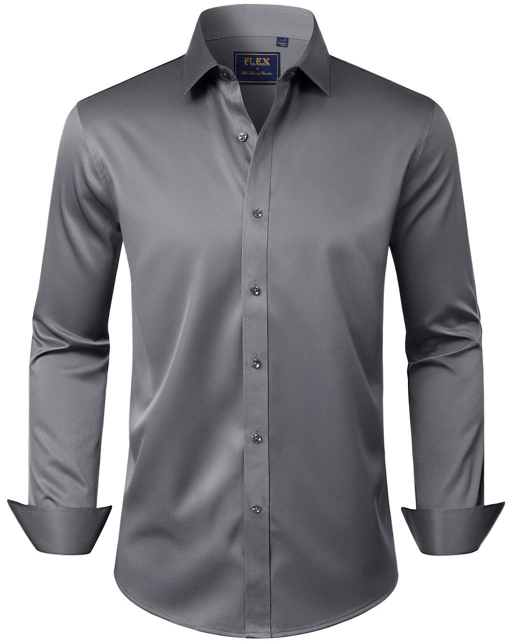 J.VER Men’s Long Sleeve Stretch Dress Shirt