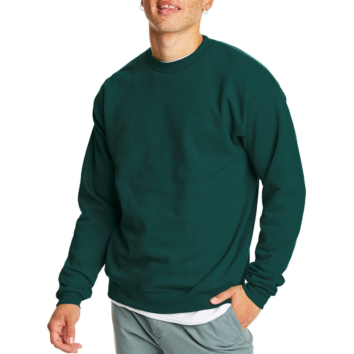Hanes Men’s EcoSmart Fleece Crewneck Sweatshirt