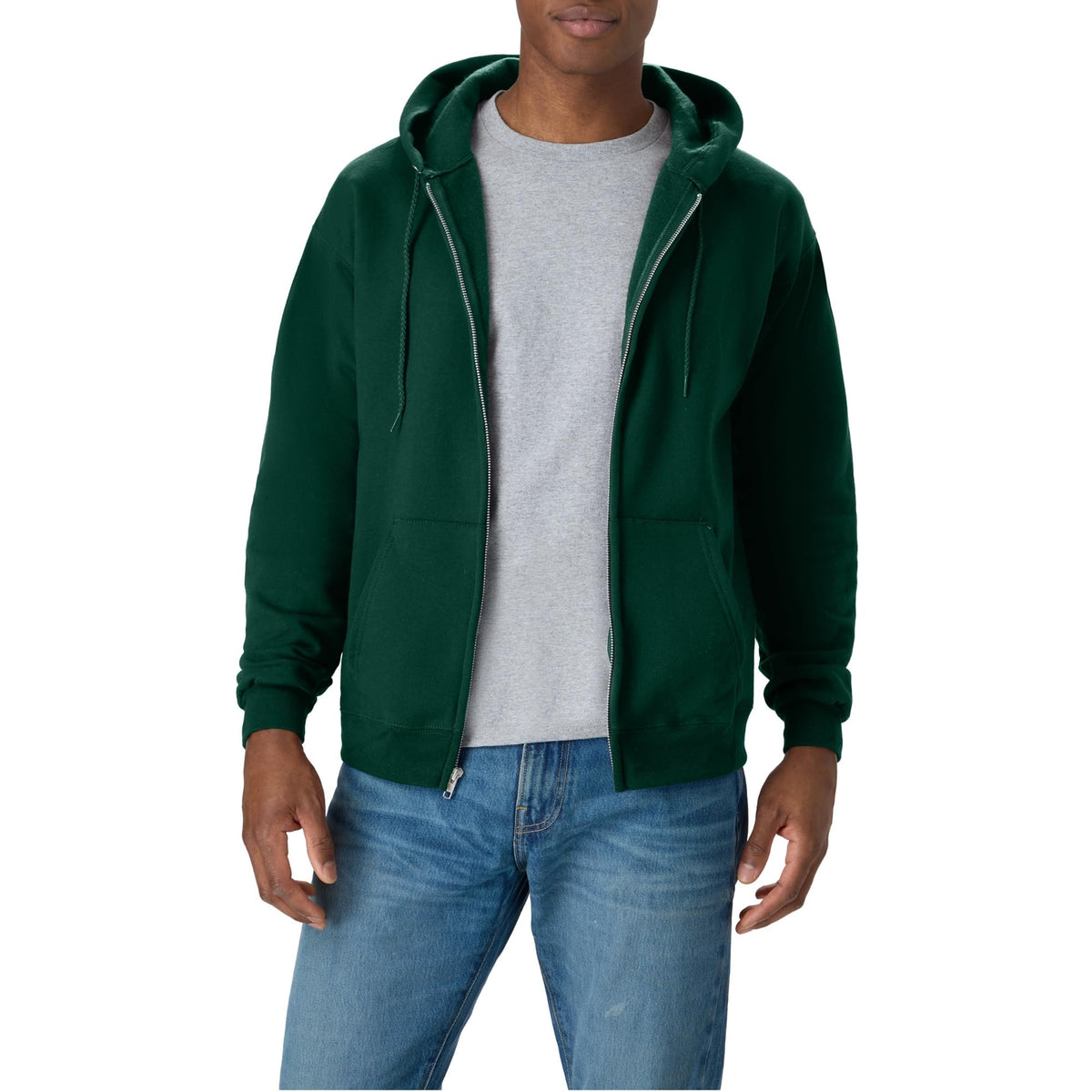 Hanes Men’s EcoSmart Fleece Full-Zip Hoodie