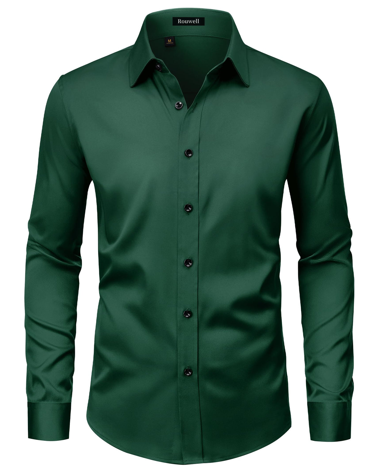Men’s Regular Fit Long Sleeve Stretch Dress Shirt