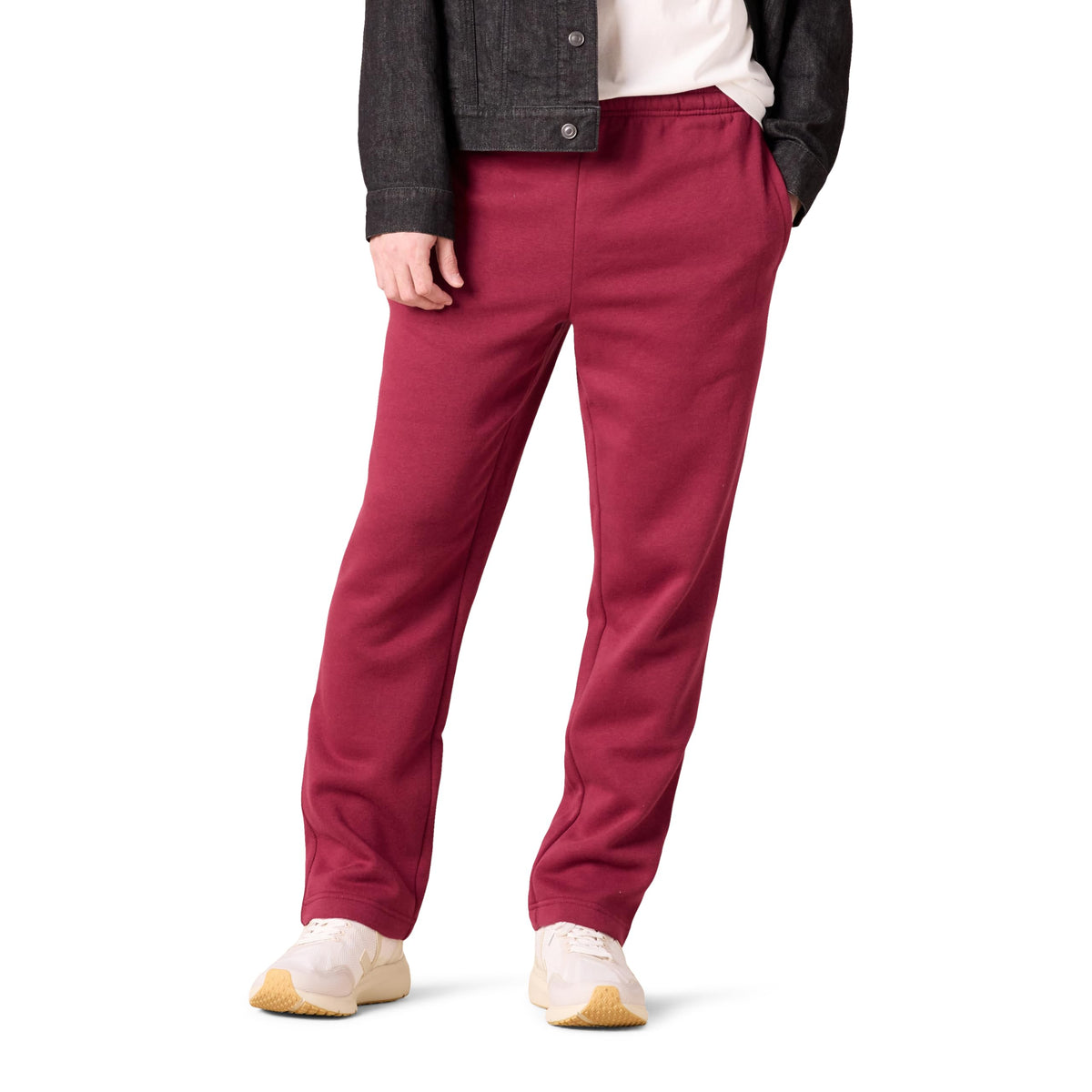 Amazon Essentials Men’s Open-Bottom Fleece Sweatpants