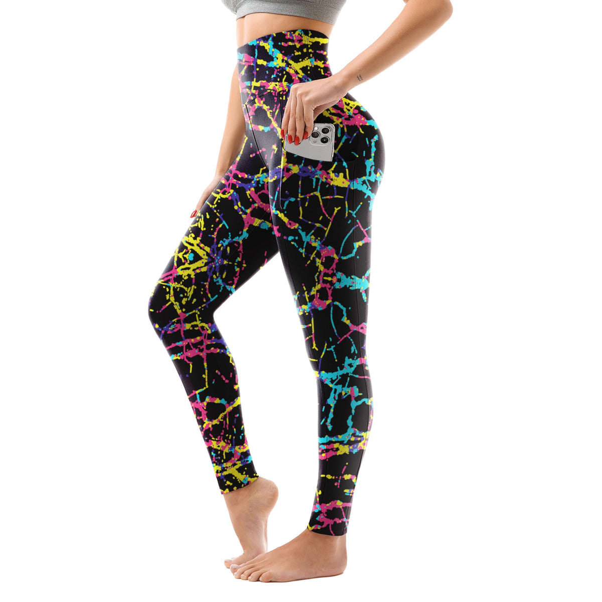 SINOPHANT Women’s High-Waisted Leggings with Pockets