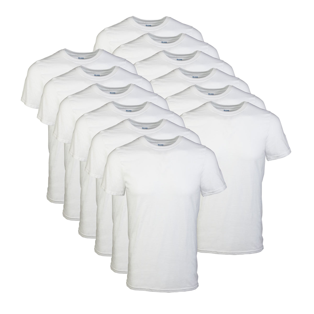 Gildan Men’s Cotton Crewneck T-Shirts, Multipack