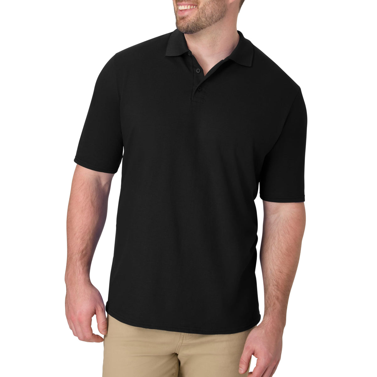 Hanes Men’s X-Temp Short Sleeve Polo Shirt