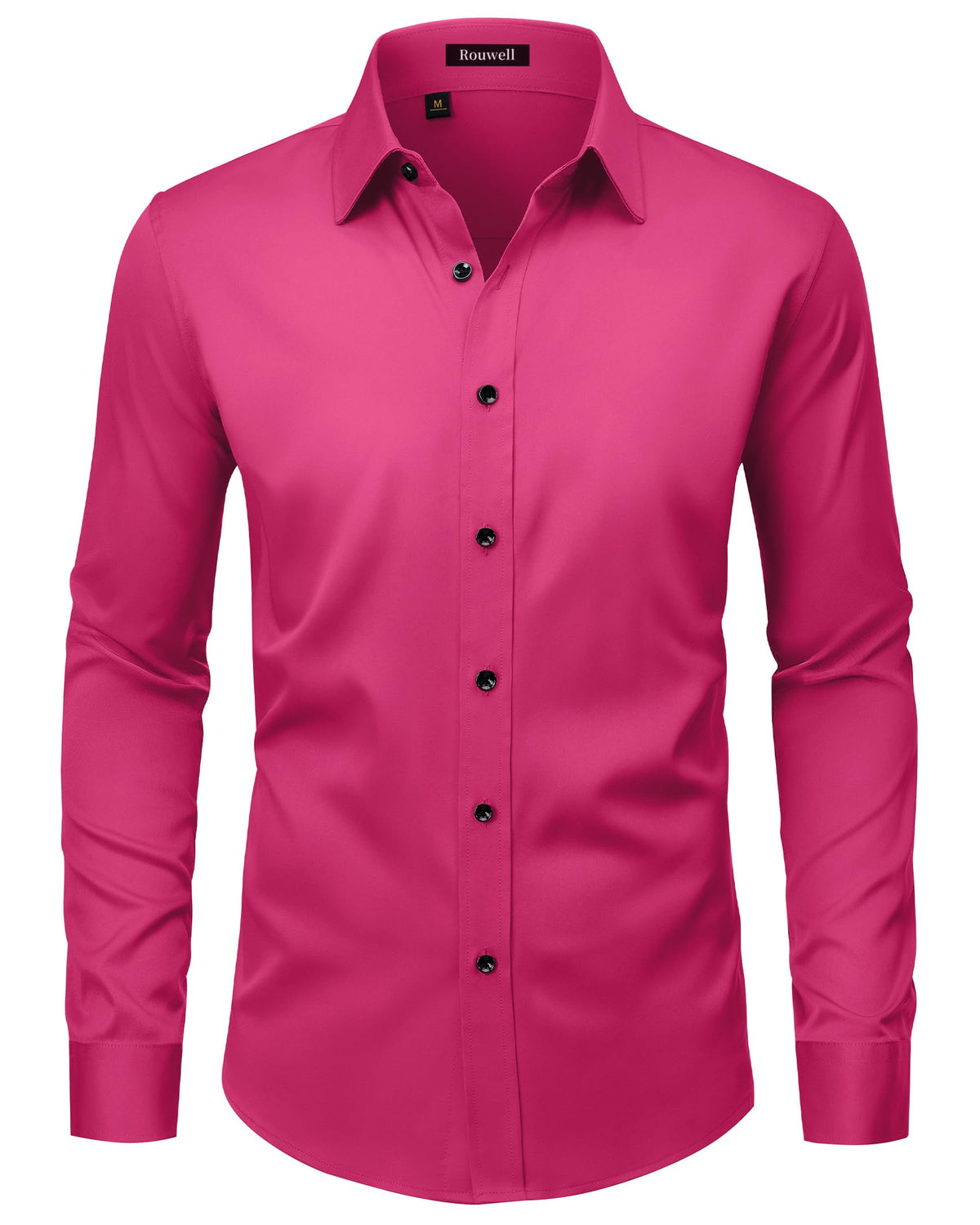 Men’s Regular Fit Long Sleeve Stretch Dress Shirt