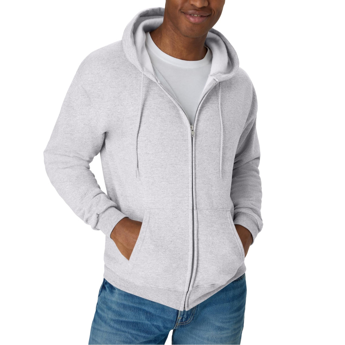 Hanes Men’s EcoSmart Fleece Full-Zip Hoodie