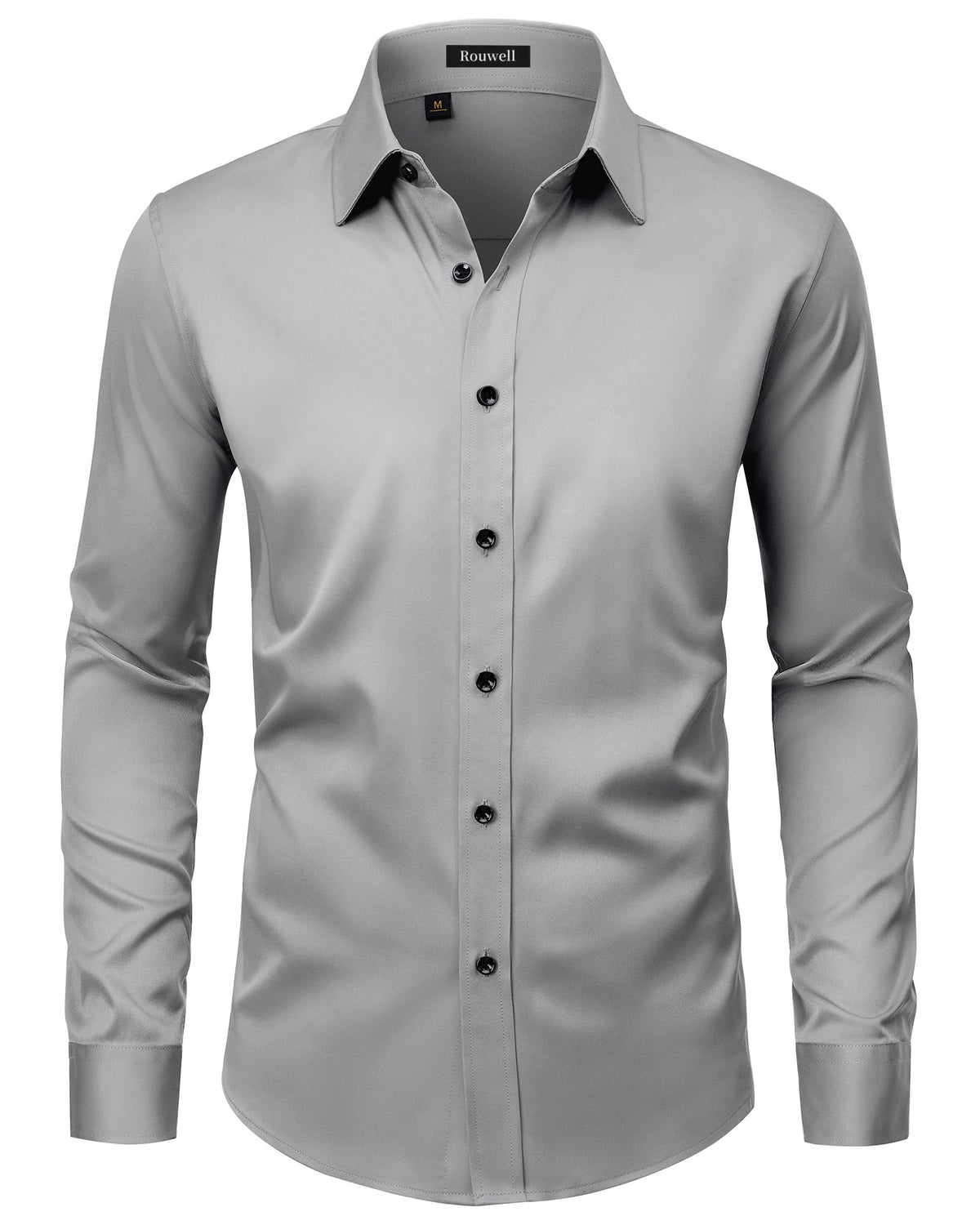 Men’s Regular Fit Long Sleeve Stretch Dress Shirt