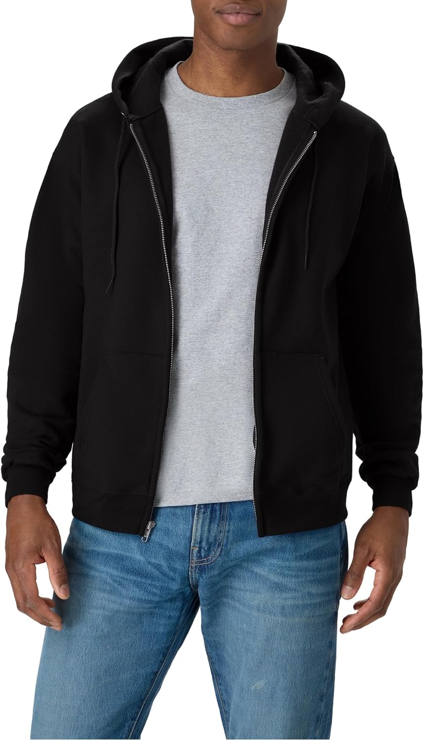 Hanes Men’s EcoSmart Fleece Full-Zip Hoodie