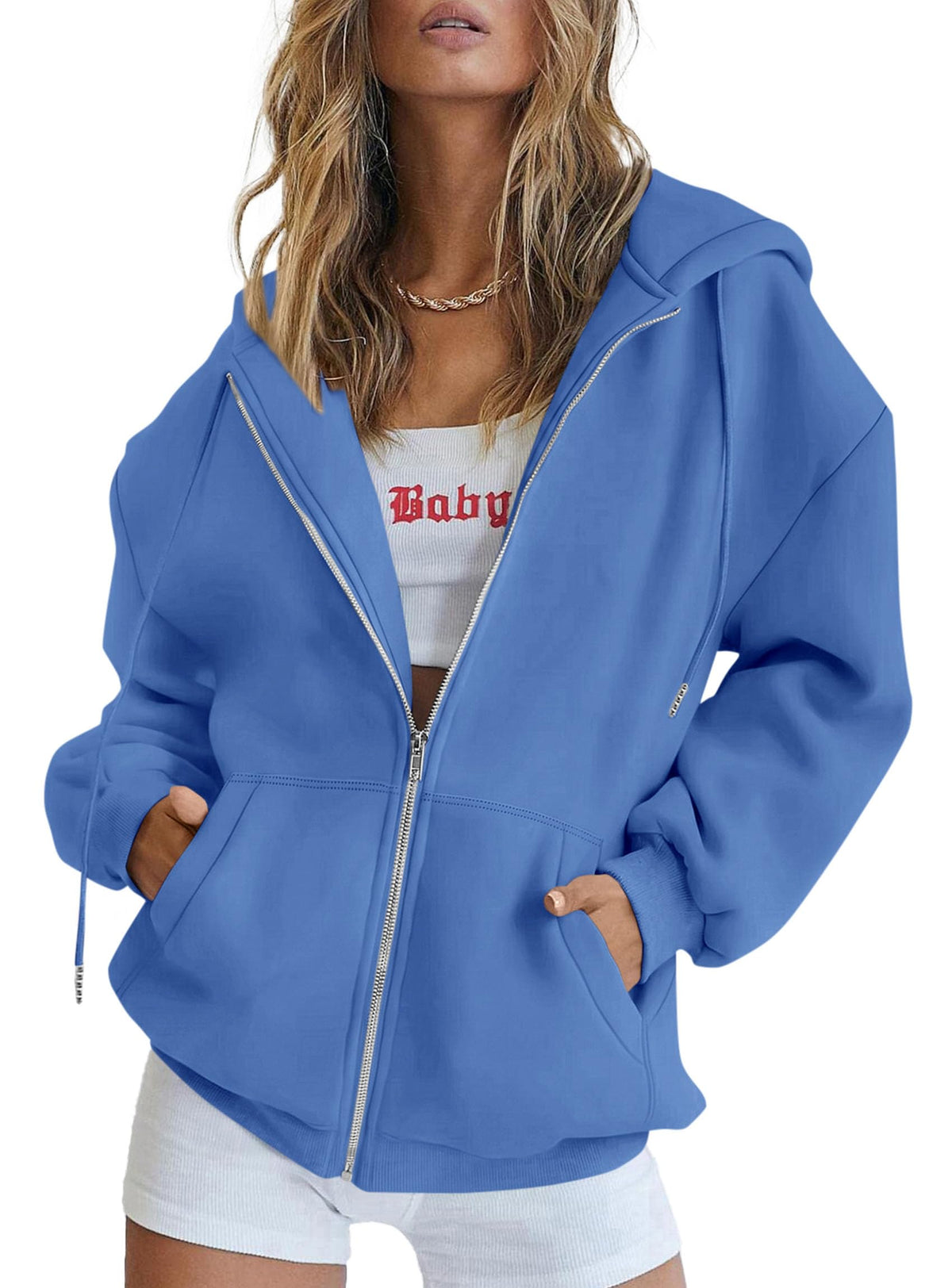 PRETTYGARDEN Women’s Fleece-Lined Zip-Up Hoodie