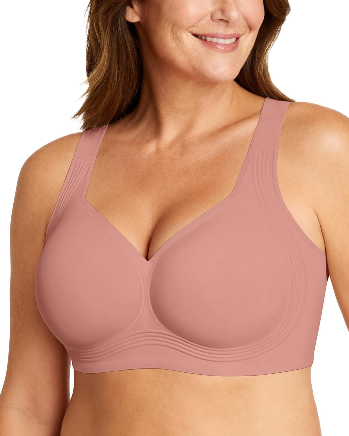 OEAK Women’s Full-Coverage Wireless Convertible Jelly Bra