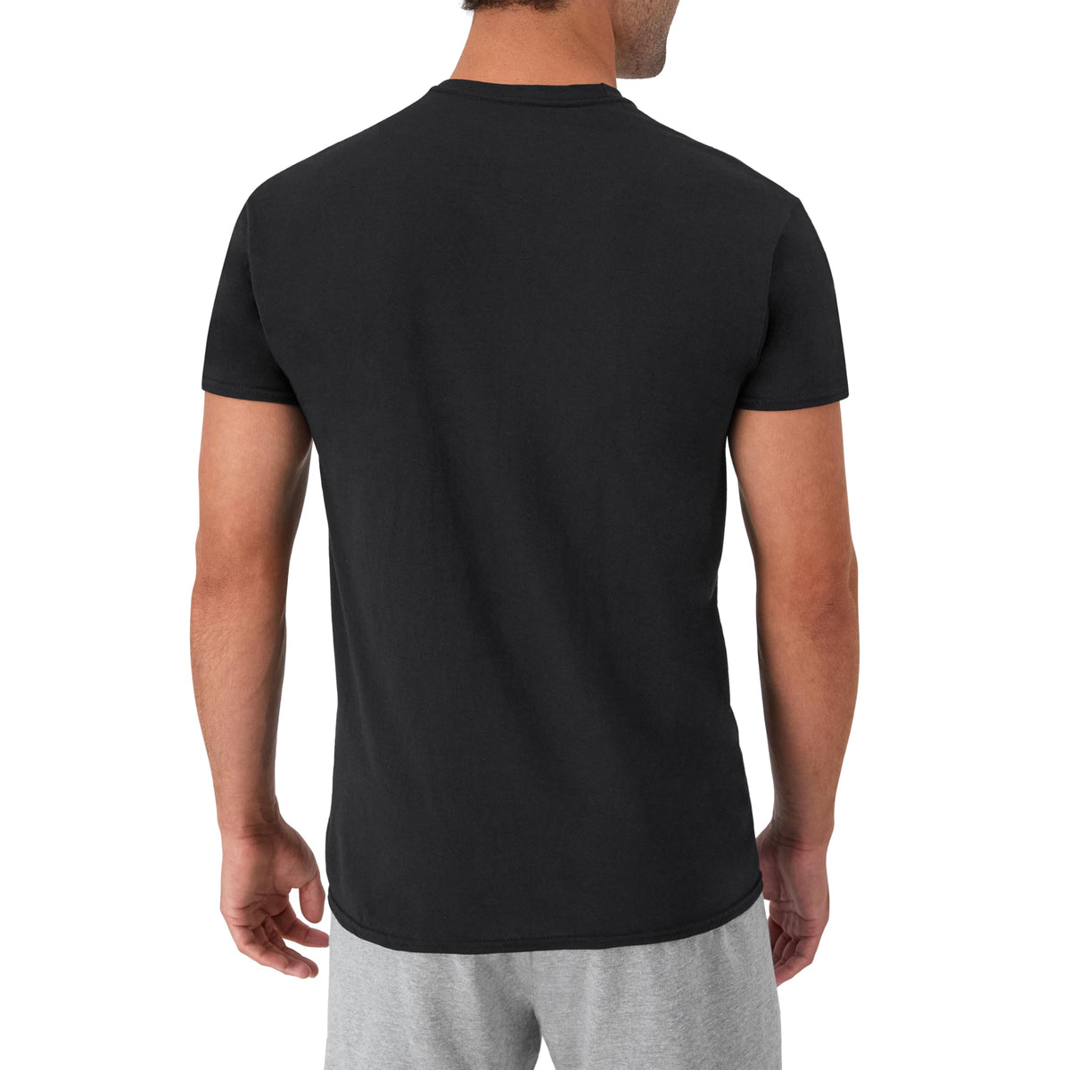 Hanes Men’s Stay-Tucked Cotton Crewneck Undershirts, Multipack