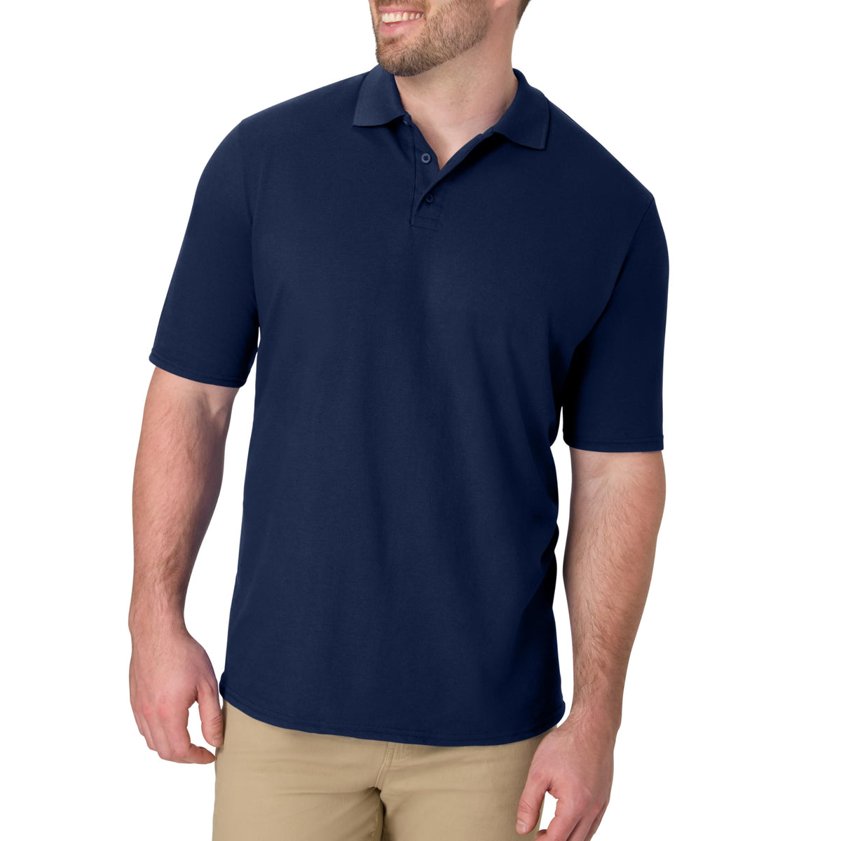 Hanes Men’s X-Temp Short Sleeve Polo Shirt