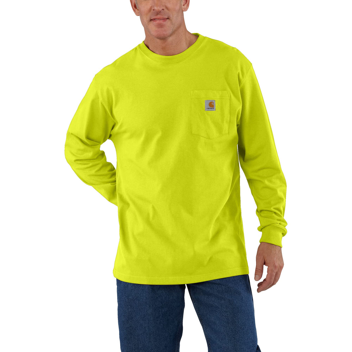 Carhartt Men’s Dearborn Loose Fit Long Sleeve Pocket Tee