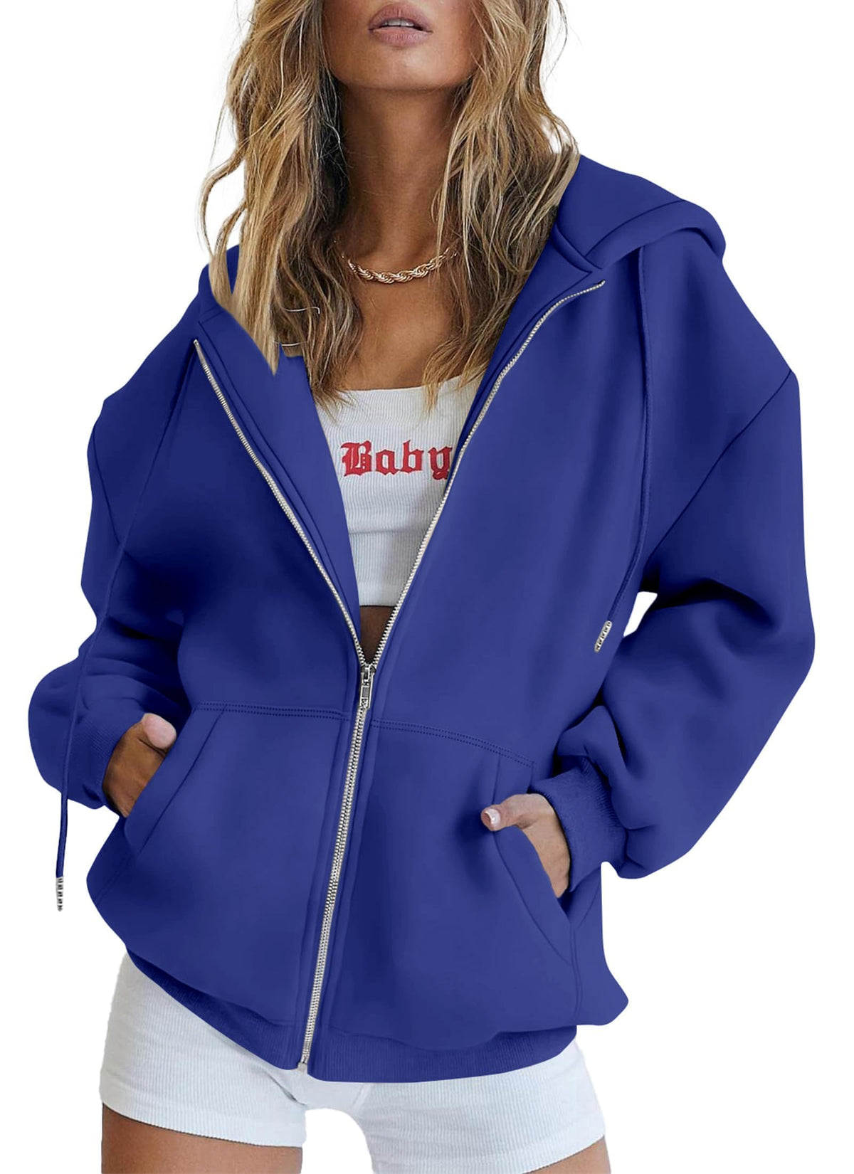 PRETTYGARDEN Women’s Fleece-Lined Zip-Up Hoodie
