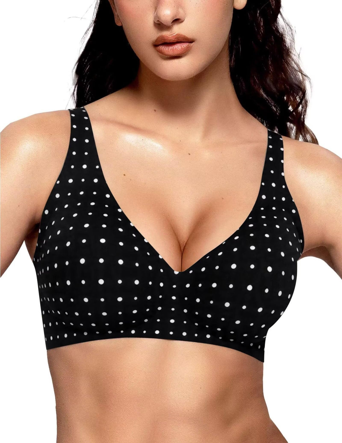 Vertvie Women’s Wireless Plunge Jelly Bra