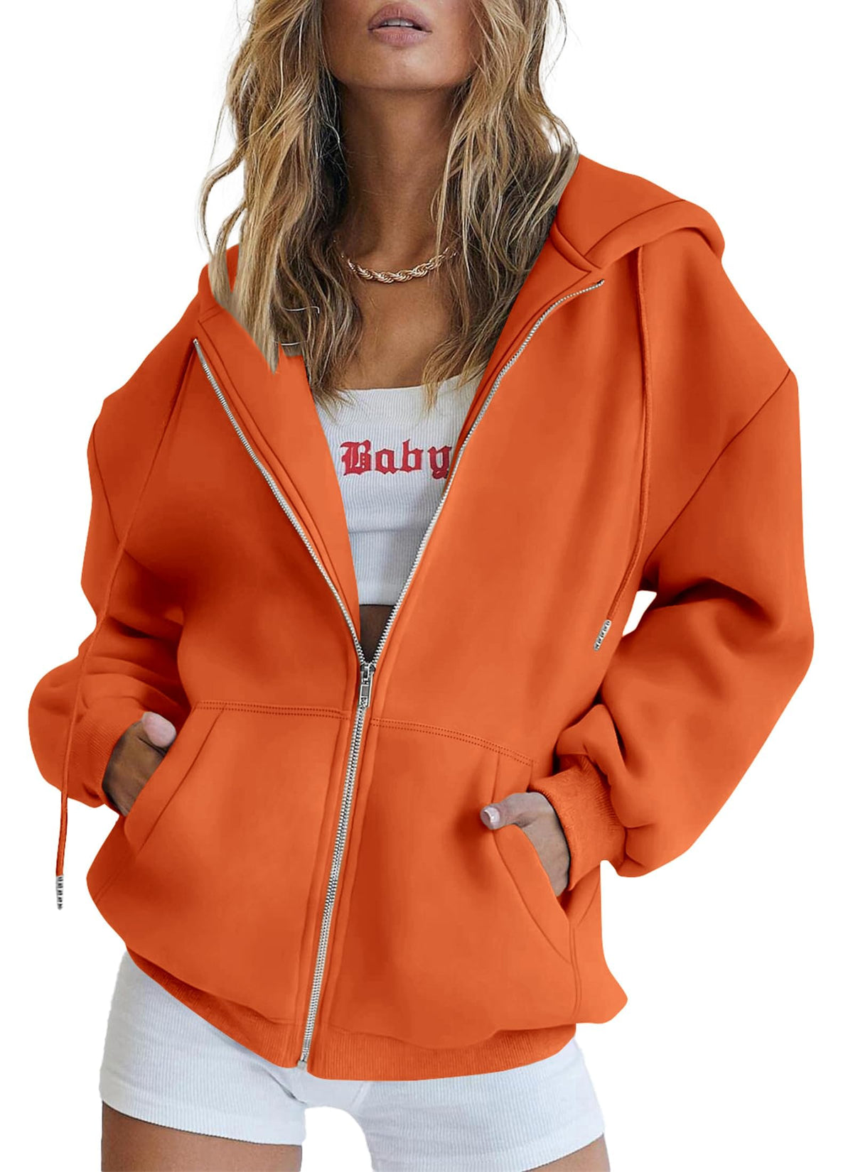 PRETTYGARDEN Women’s Fleece-Lined Zip-Up Hoodie