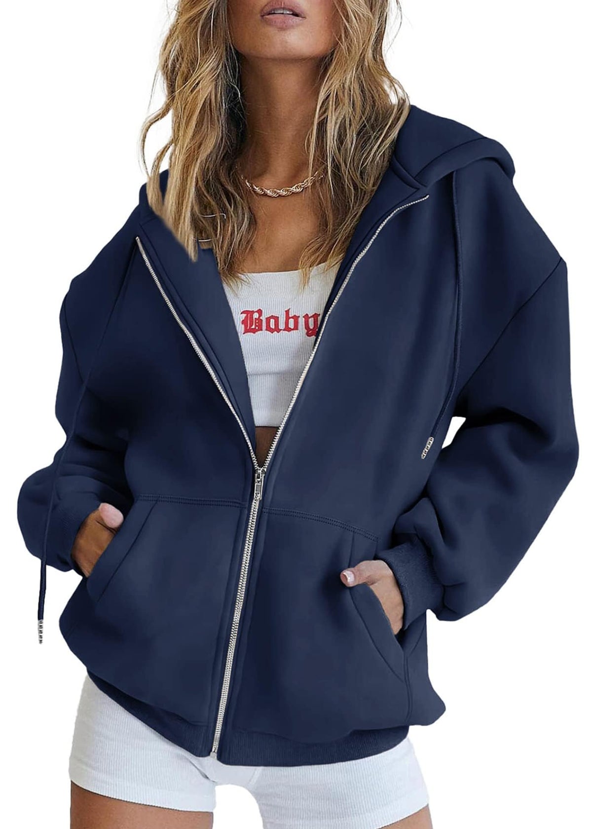 PRETTYGARDEN Women’s Fleece-Lined Zip-Up Hoodie