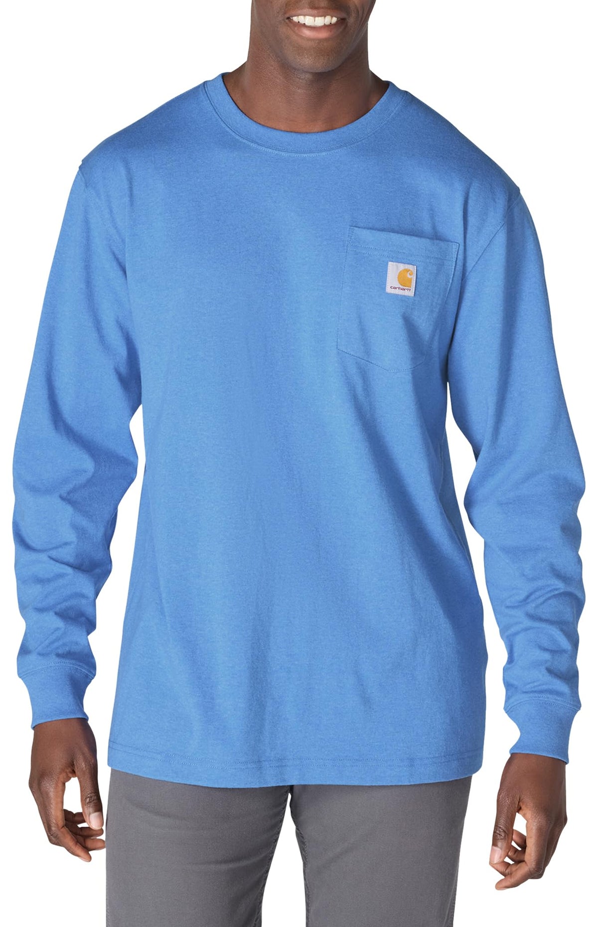 Carhartt Men’s Dearborn Loose Fit Long Sleeve Pocket Tee