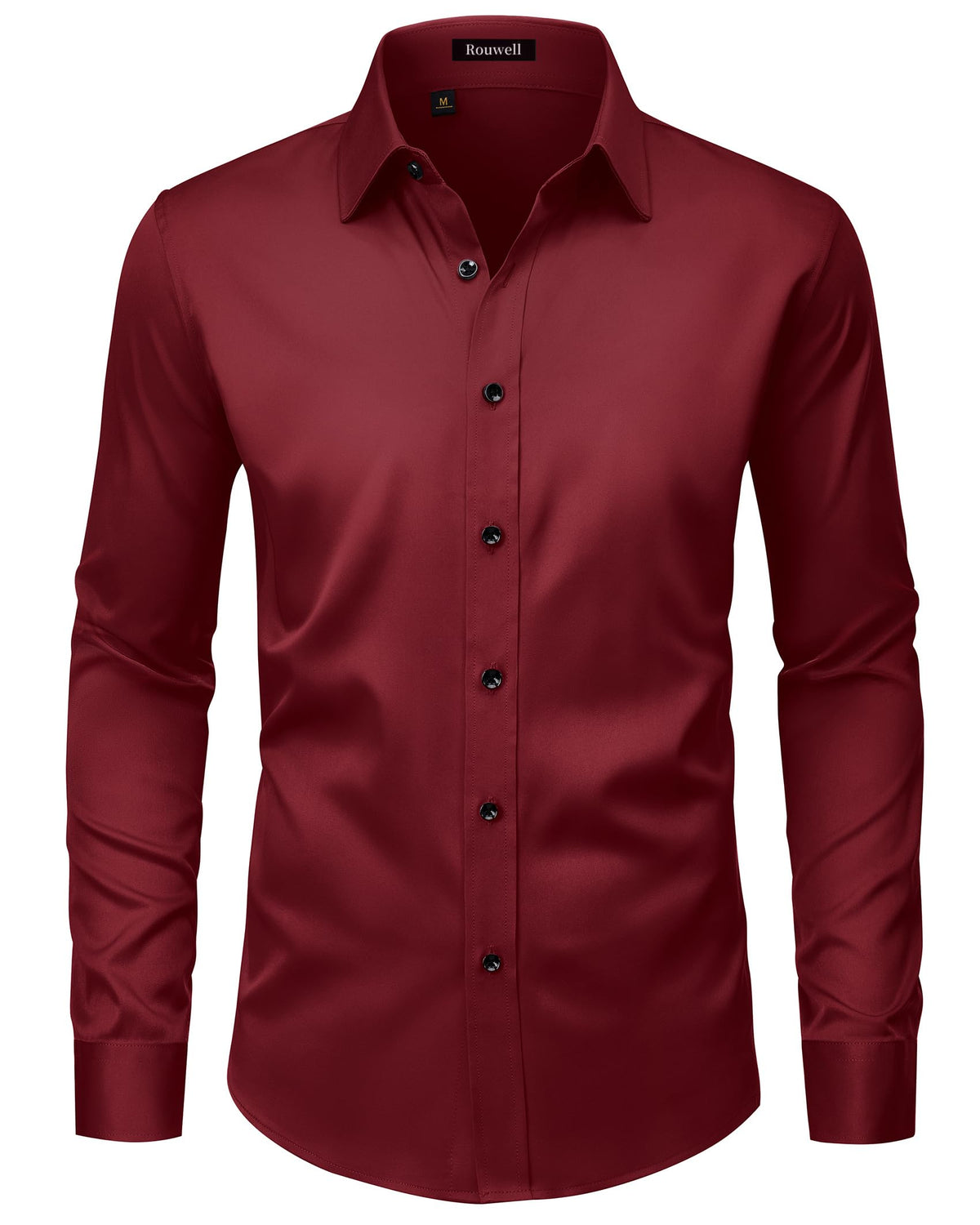 Men’s Regular Fit Long Sleeve Stretch Dress Shirt