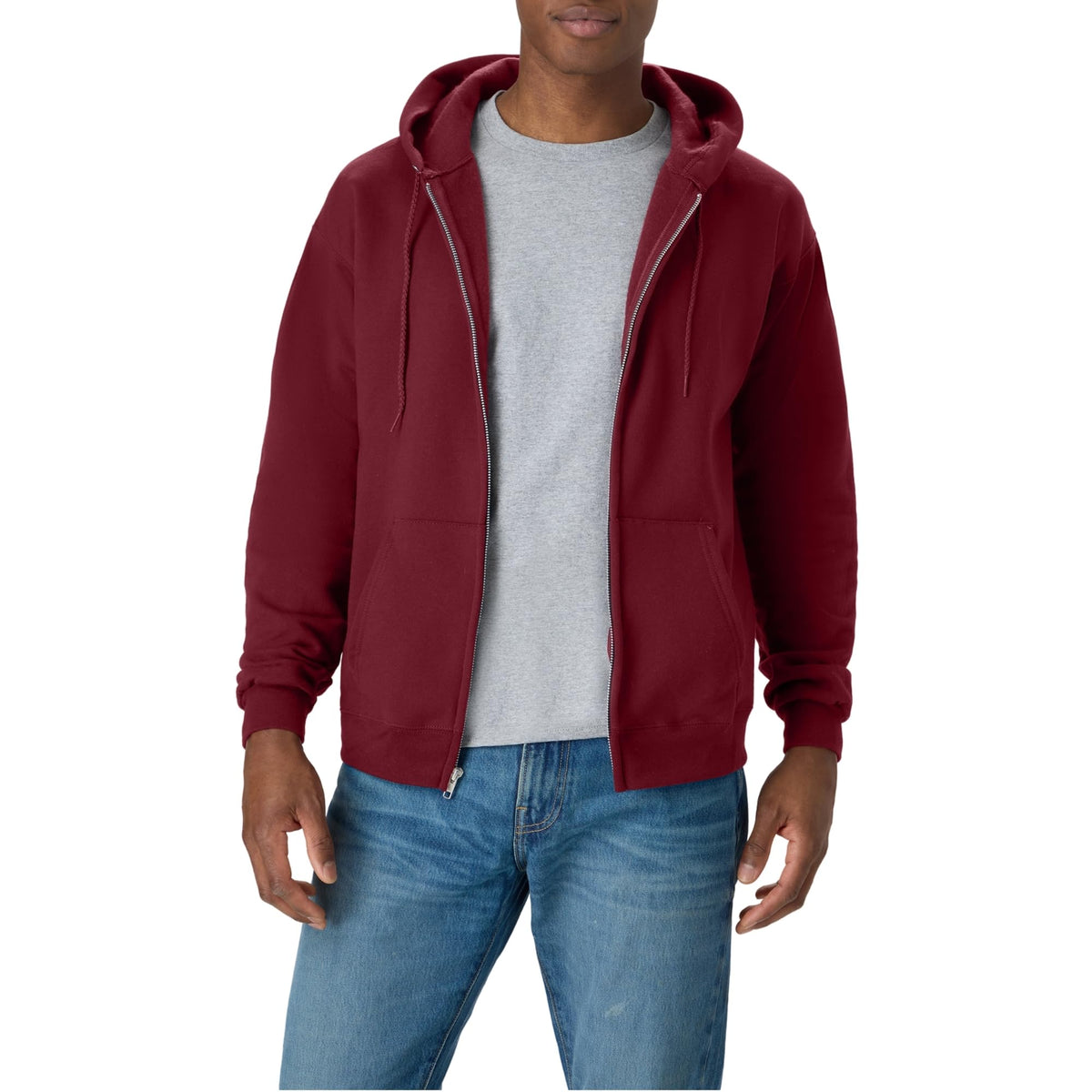 Hanes Men’s EcoSmart Fleece Full-Zip Hoodie