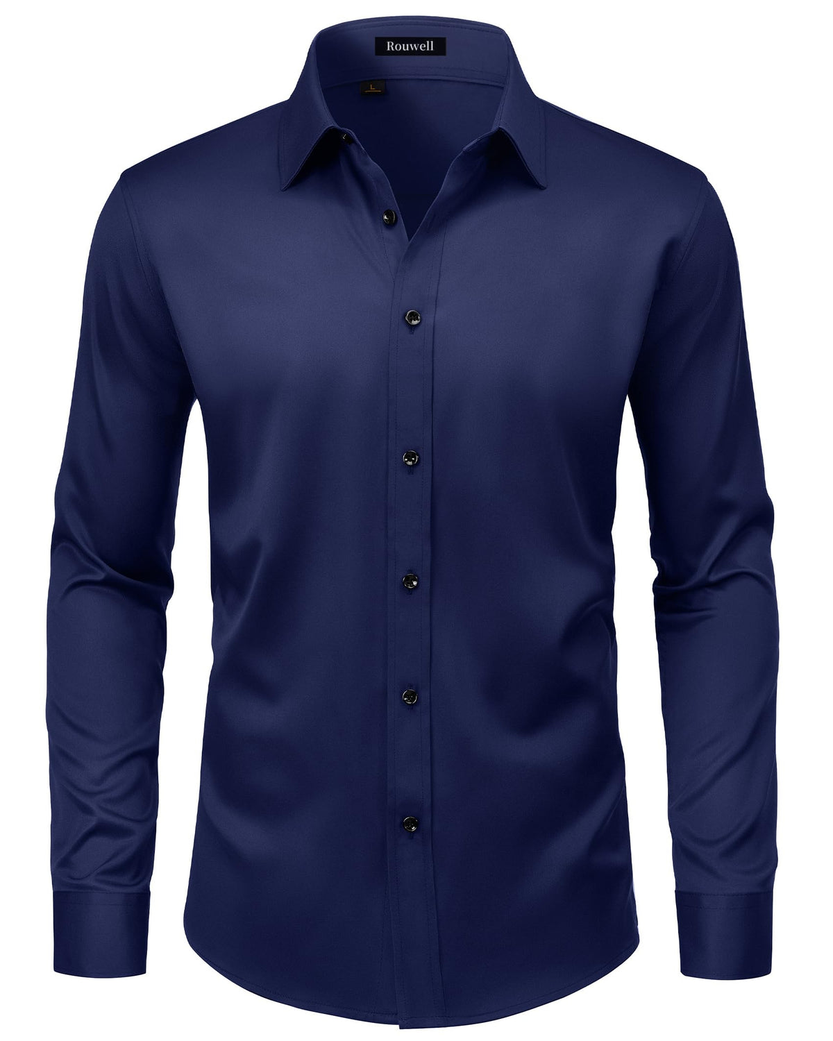 Men’s Regular Fit Long Sleeve Stretch Dress Shirt