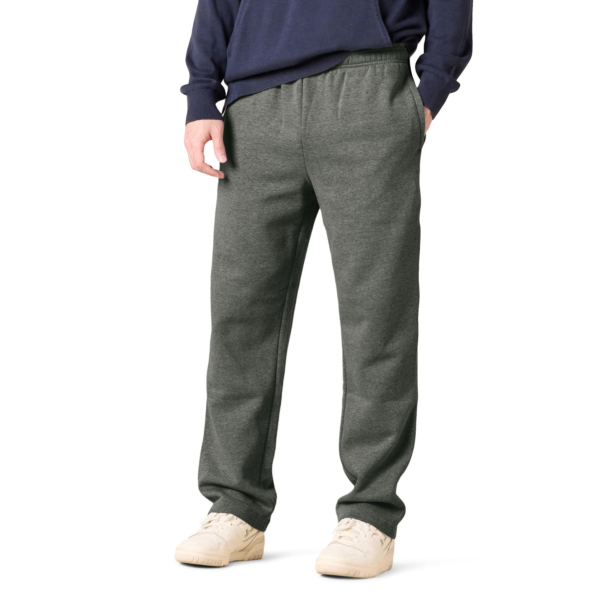 Amazon Essentials Men’s Open-Bottom Fleece Sweatpants