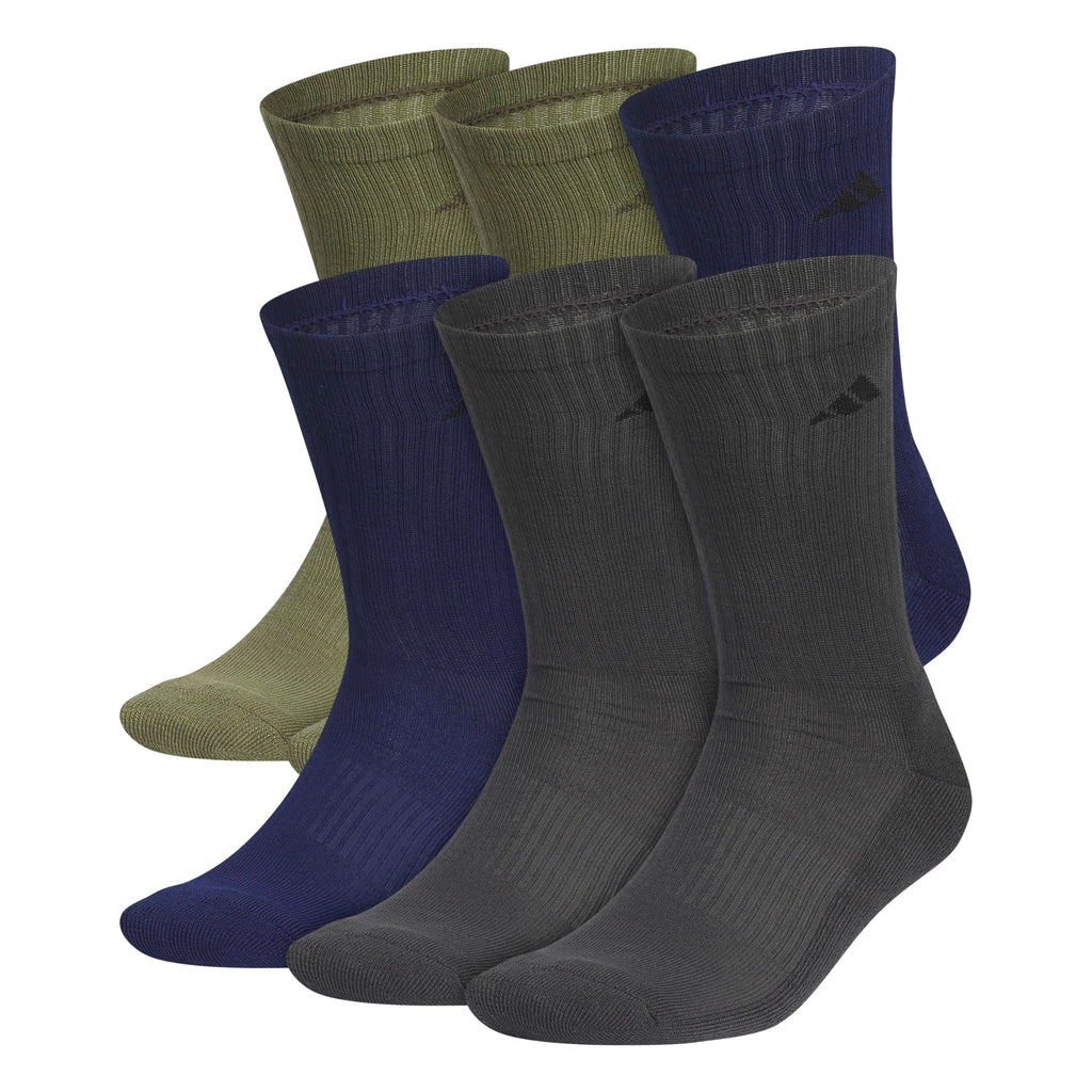 adidas Men’s Athletic Crew Socks, 6 Pairs
