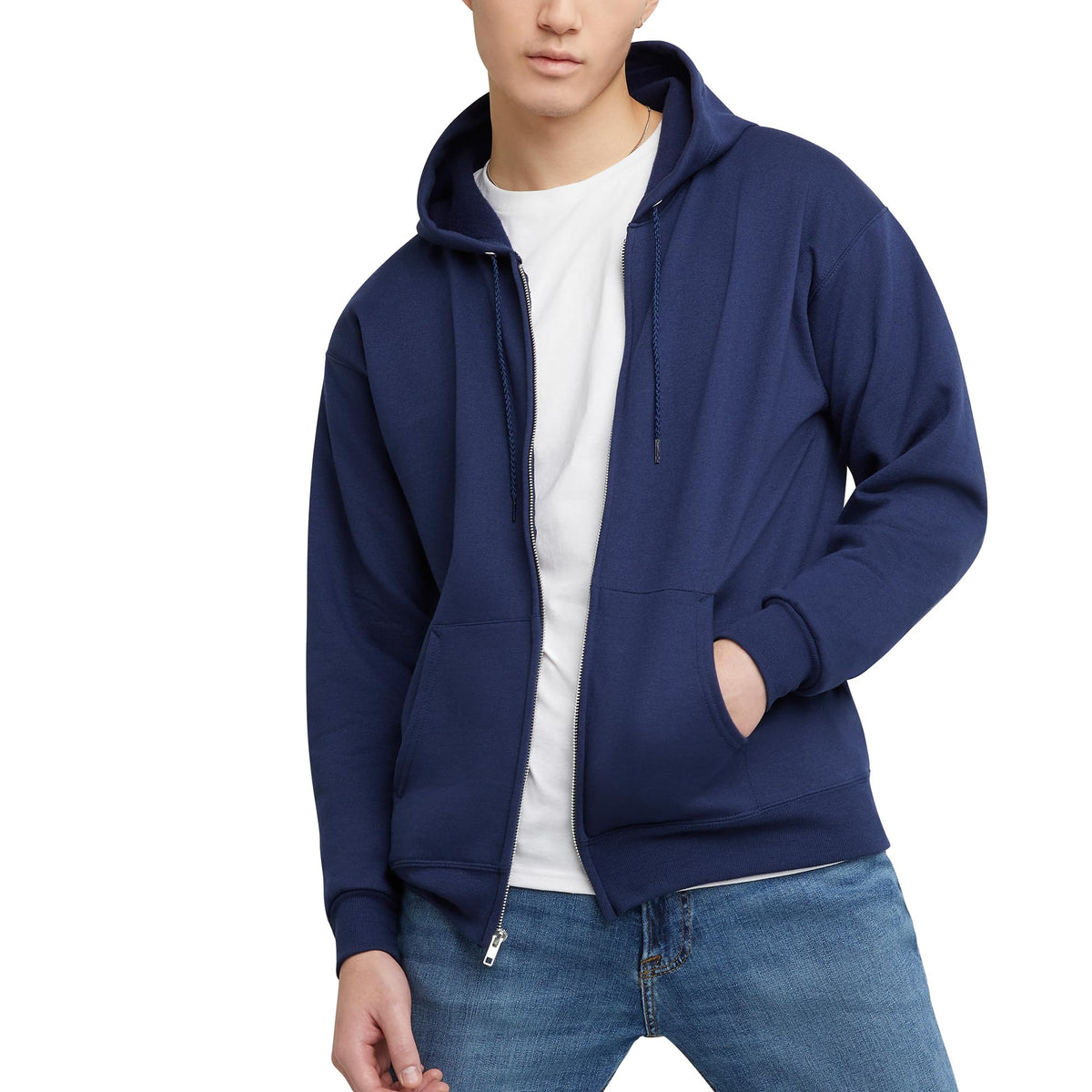 Hanes Men’s EcoSmart Fleece Full-Zip Hoodie