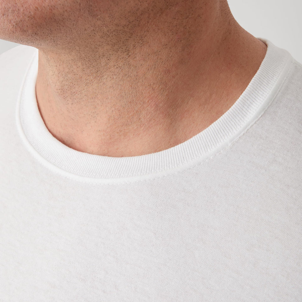 Hanes Men’s Stay-Tucked Cotton Crewneck Undershirts, Multipack