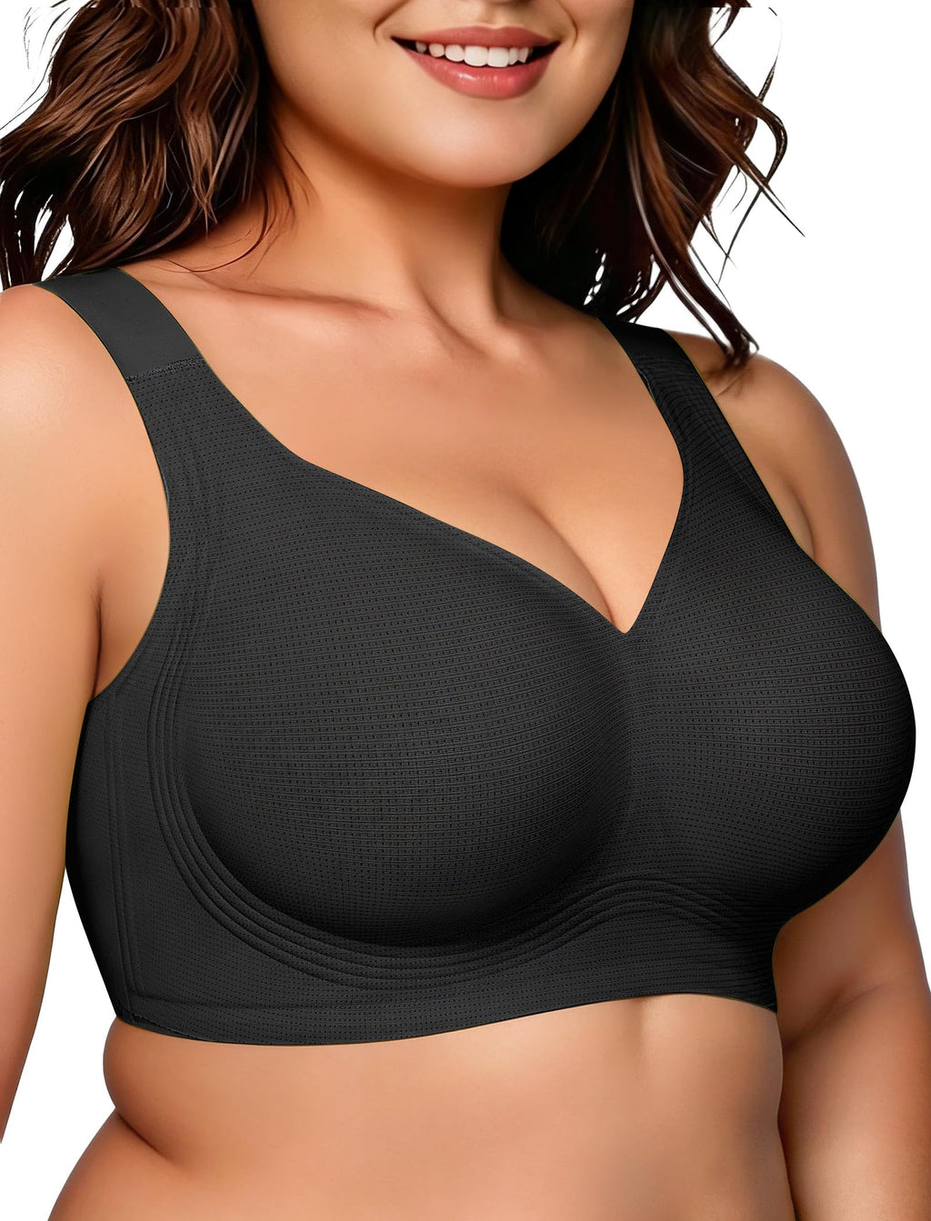 OEAK Women’s Full-Coverage Wireless Convertible Jelly Bra