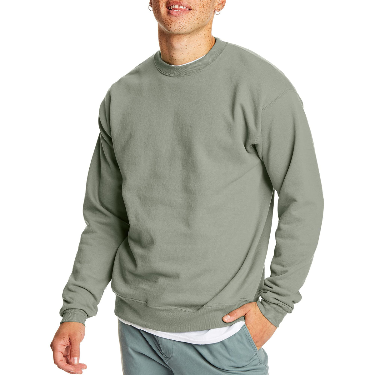 Hanes Men’s EcoSmart Fleece Crewneck Sweatshirt