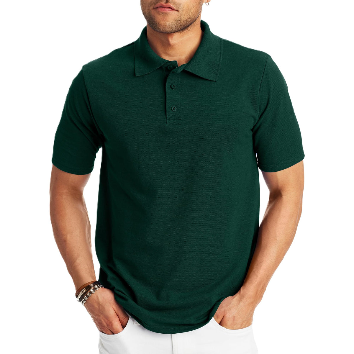 Hanes Men’s X-Temp Short Sleeve Polo Shirt
